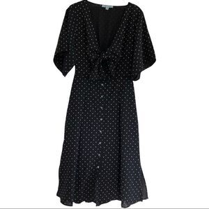 She and Sky Polka Dot Dress S NWOT